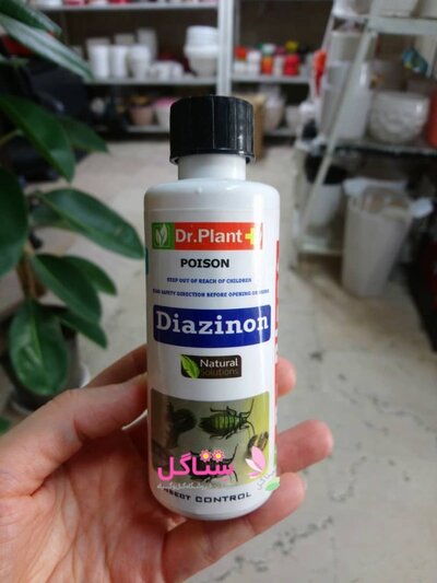 آفت کش دیازینون شربتی مدل دکترپلنت  Dr.plant حجم 125 میلی لیتر