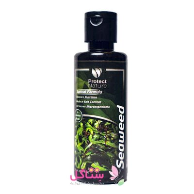 کود جلبک دریایی تقویت کننده سایز برگ مدل پروتکت نیچر Seaweed حجم 500 میلی لیتر